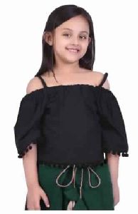 Dark Green Kids Khadi Skirt Pant