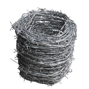 Galvanized Iron Barbed Wire Fencing