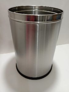 Stainless Steel 10 Liter Solid Dustbin