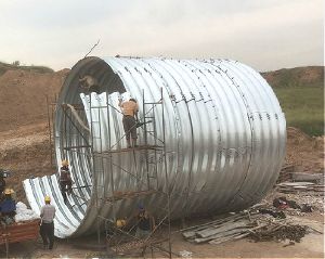 Corrugated Metal Culvert Pipe