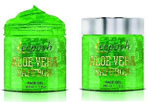 Aloe Vera Saffron Gel- Skin Hydrating And Brightening