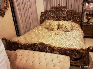 Indian Classical Hand Carved Bed