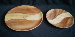 Natural Wooden Serving Plate