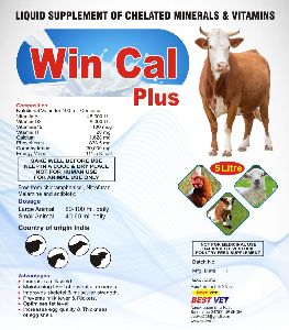Win Cal  Plus (liquid Calcium) Animal Feed Supplement