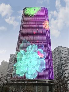 Lightweight and curvable LED displays, flexible LED mesh,Architectural and Transparent LED Displays