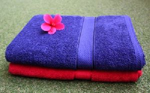 Pack of 2 Multicolor Cotton Bath Towels