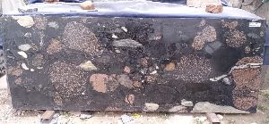 Pebble Black Granite Slab