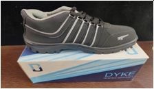 Dyke Sporty Grey Safety Shoes