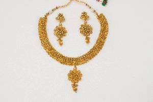 Traditional Gold Plated Necklace Set