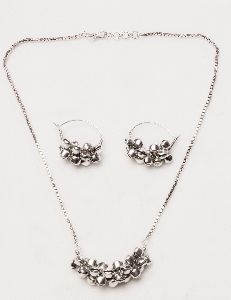Trendy Oxidized Necklace Set