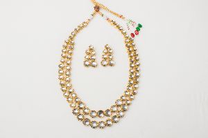 Two Line kundan Gp Necklace Set