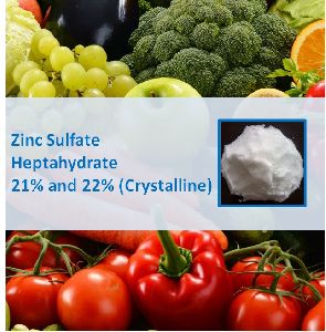 Zinc Sulfate Heptahydrate 21% and 22% ( Crystalline)