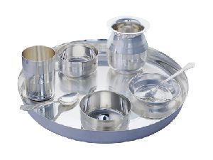 silver plated dinner set
