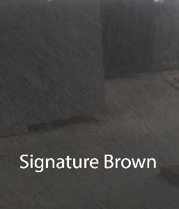 Signature Brown Granite Slab