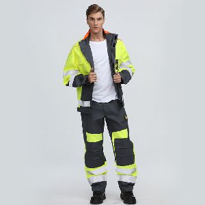 Customizable long sleeve cotton C/N protective work flame resistant suit