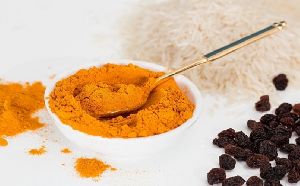 Turmeric Powder, Red chili powder, cumin powder, coriander powder, fenugreek leave, and all spices.