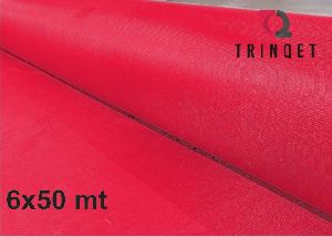 Construction,greenhouse, Agriculture shade net 90%(9 gauge) UV stabilization-red color-6x50 mt