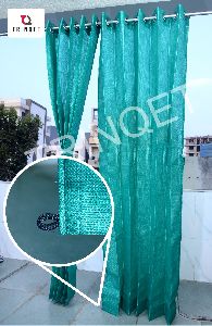 Outdoor Curtains balcony and garden-green ring light  - Full Size (2nos X 4.0 Ft X 7.5 Ft)