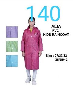Alia Girls PVC Raincoat