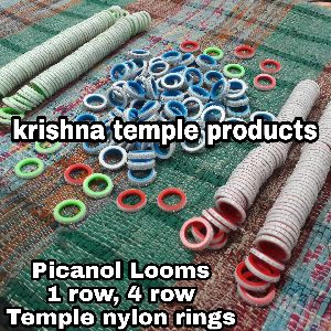 1 row and 4 row temple nylon pinned rings ( textile machinery )