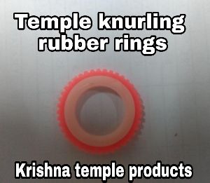 Temple knurling gear designed pu rubber rings