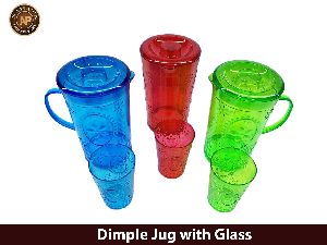 Dimple Jug (2 Pcs Glass Set)