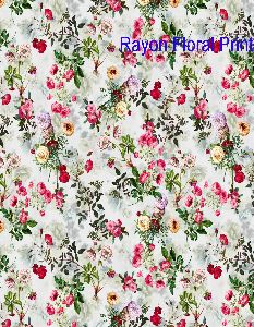 Rayon Floral Print 120gsm