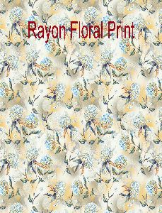 Rayon Floral Print