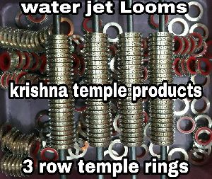water jet looms 3 row temple rings