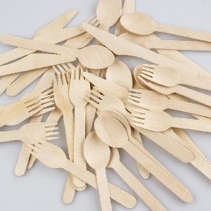 disposable wooden cutlery