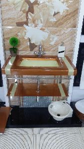glass wash basin