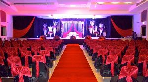 event management products like chaircovers, table covers and frills, canopy set etc,