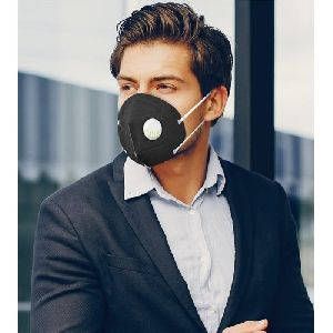 Black Respirator N95 Face Mask