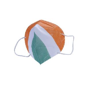 Tricolour Printed N95 Face Mask