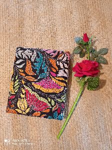 Fancy Kantha Embroidered Silk Saree