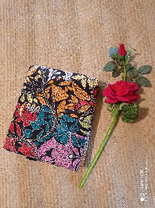 Kantha Floral Embroidered Silk Saree