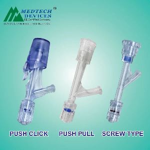 Plastic PTCA Y Connector, For Hospitals, Color : Transparent