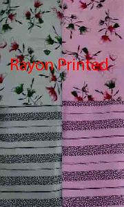 rayon printed fabric