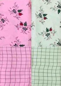 Rayon Printed Fabric, Width 44&AMP;quot;