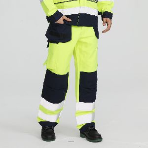 Hi -Vis flame retardant cargo pants for men