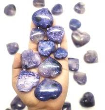 Charoite Hearts