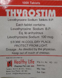 Thyrostim Tablets (Levothyroxine Sodium Tablets BP)