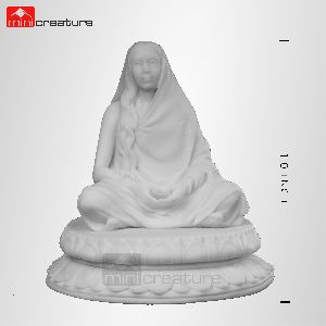 Sri Sharada Maa Marble Statue