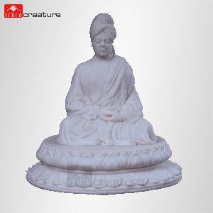 Swami Vivekananda Marble Statue