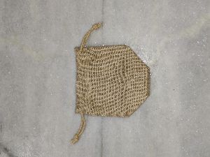 JUTE POUCH BAG WITH BOTTOM GUSSET