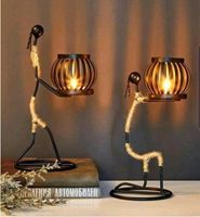 Artistic Iron Candle Holder