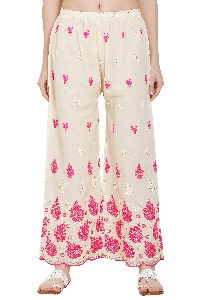 Cotton Palazzo for Ladies_pink