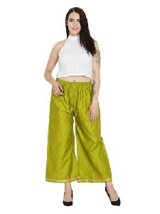 Glace Cotton Silk Pant Palazzo for Ladies