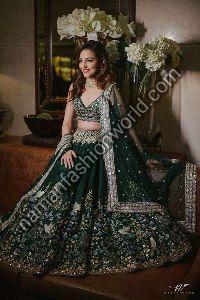 Unstitched Bridal Lehenga Choli