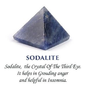 Natural Sodalite Pyramid